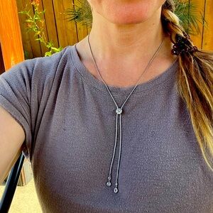 Sterling Silver & CZ Necklace